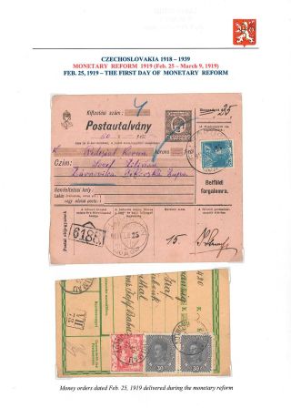 VOM KARL I. ZUM MASARYK: POSTGESCHICHTE DER TSCHECHOSLOWAKEI 1918-19 – Blatt 49