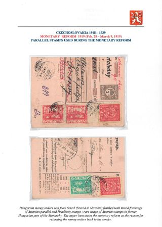 VOM KARL I. ZUM MASARYK: POSTGESCHICHTE DER TSCHECHOSLOWAKEI 1918-19 – Blatt 51