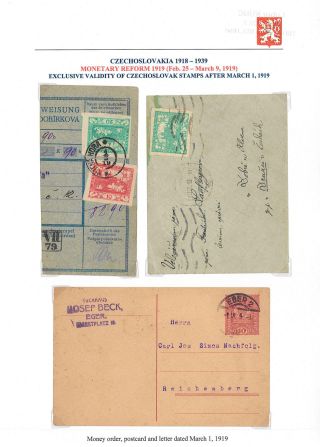 VOM KARL I. ZUM MASARYK: POSTGESCHICHTE DER TSCHECHOSLOWAKEI 1918-19 – Blatt 55