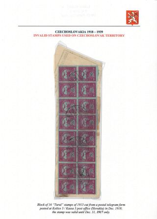 VOM KARL I. ZUM MASARYK: POSTGESCHICHTE DER TSCHECHOSLOWAKEI 1918-19 – Blatt 60