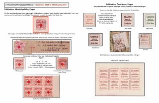 ČESKOSLOVENSKÉ NOVINOVÉ ZNÁMKY 1918-1939 (format A3) – list 5