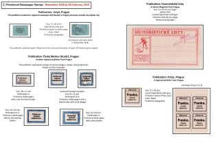 ČESKOSLOVENSKÉ NOVINOVÉ ZNÁMKY 1918-1939 (format A3) – list 6