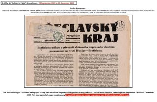 ČESKOSLOVENSKÉ NOVINOVÉ ZNÁMKY 1918-1939 (format A3) – list 21