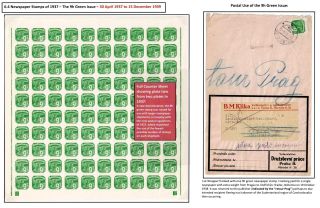 ČESKOSLOVENSKÉ NOVINOVÉ ZNÁMKY 1918-1939 (format A3) – list 32