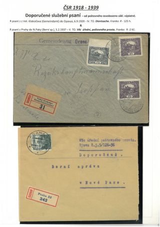 ÚŘEDNÍ PSANÍ OSVOBOZENÁ OD POŠTOVNÉHO 1867-1945 – list 10