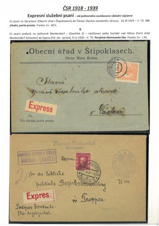 ÚŘEDNÍ PSANÍ OSVOBOZENÁ OD POŠTOVNÉHO 1867-1945 – list 22