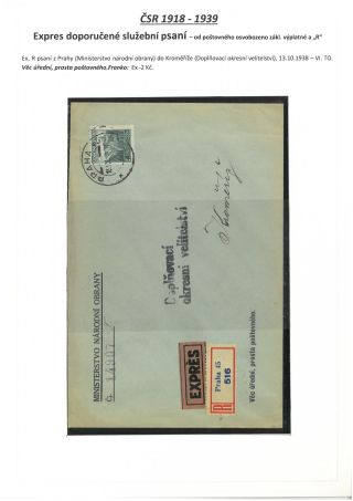 ÚŘEDNÍ PSANÍ OSVOBOZENÁ OD POŠTOVNÉHO 1867-1945 – list 27