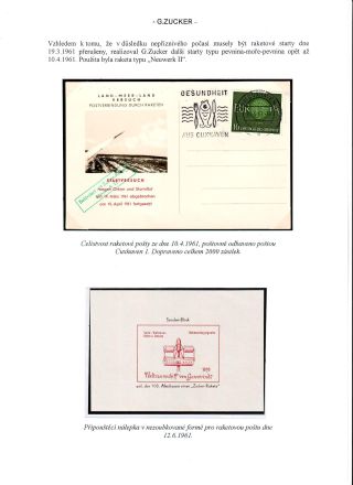 ROCKET POST ON GERMAN TERRITORY WITHIN 1955-1965 TIME PERIOD – sheet 14