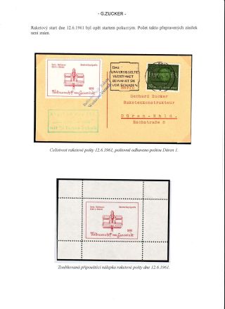 ROCKET POST ON GERMAN TERRITORY WITHIN 1955-1965 TIME PERIOD – sheet 15