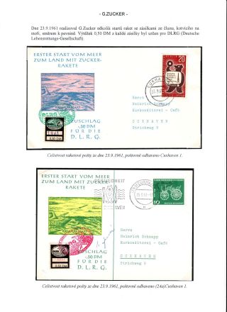 ROCKET POST ON GERMAN TERRITORY WITHIN 1955-1965 TIME PERIOD – sheet 16