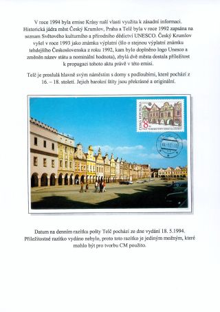 ANALOGICKÉ POHLEDNICE ČESKÉ REPUBLIKY – list 5