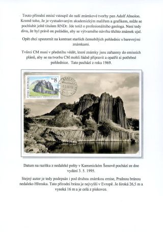ANALOGICKÉ POHLEDNICE ČESKÉ REPUBLIKY – list 9