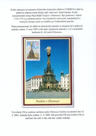 ANALOGICKÉ POHLEDNICE ČESKÉ REPUBLIKY – list 15