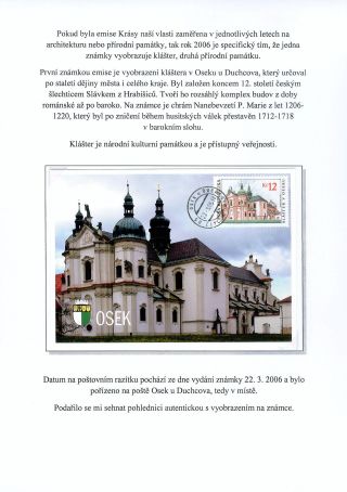 MAXIMUMKARTEN DER TSCHECHISCHEN REPUBLIK – Blatt 22