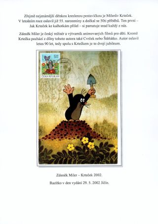 MAXIMUMKARTEN DER TSCHECHISCHEN REPUBLIK – Blatt 52