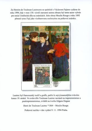 MAXIMUMKARTEN DER TSCHECHISCHEN REPUBLIK – Blatt 75