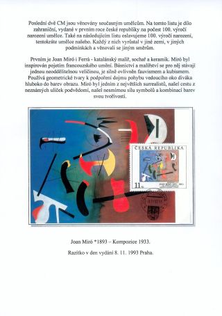 MAXIMUMKARTEN DER TSCHECHISCHEN REPUBLIK – Blatt 79