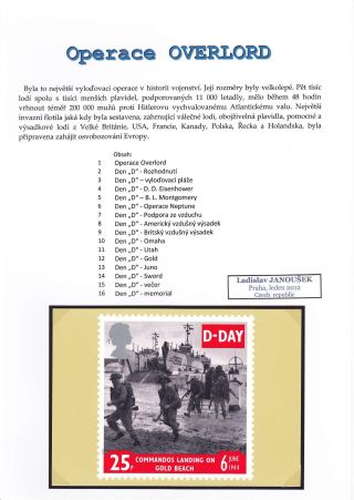 OPERATION OVERLORD (D-DAY) – sheet 1