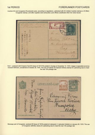 ČESKOSLOVENSKO 1918-1939: DVOJITÉ DOPISNICE V POŠTOVNÍM POUŽITÍ – list 3