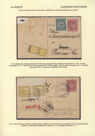 ČESKOSLOVENSKO 1918-1939: DVOJITÉ DOPISNICE V POŠTOVNÍM POUŽITÍ – list 5