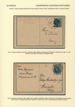 ČESKOSLOVENSKO 1918-1939: DVOJITÉ DOPISNICE V POŠTOVNÍM POUŽITÍ – list 17