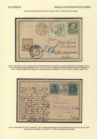 ČESKOSLOVENSKO 1918-1939: DVOJITÉ DOPISNICE V POŠTOVNÍM POUŽITÍ – list 26
