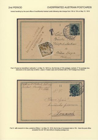 ČESKOSLOVENSKO 1918-1939: DVOJITÉ DOPISNICE V POŠTOVNÍM POUŽITÍ – list 29