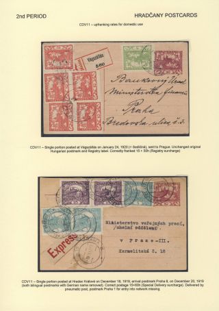 ČESKOSLOVENSKO 1918-1939: DVOJITÉ DOPISNICE V POŠTOVNÍM POUŽITÍ – list 38