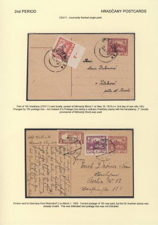 ČESKOSLOVENSKO 1918-1939: DVOJITÉ DOPISNICE V POŠTOVNÍM POUŽITÍ – list 41