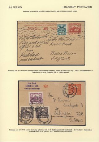 ČESKOSLOVENSKO 1918-1939: DVOJITÉ DOPISNICE V POŠTOVNÍM POUŽITÍ – list 54