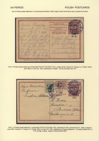 ČESKOSLOVENSKO 1918-1939: DVOJITÉ DOPISNICE V POŠTOVNÍM POUŽITÍ – list 61