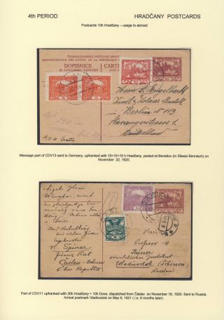 ČESKOSLOVENSKO 1918-1939: DVOJITÉ DOPISNICE V POŠTOVNÍM POUŽITÍ – list 65