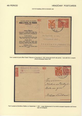 ČESKOSLOVENSKO 1918-1939: DVOJITÉ DOPISNICE V POŠTOVNÍM POUŽITÍ – list 68
