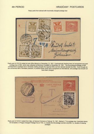ČESKOSLOVENSKO 1918-1939: DVOJITÉ DOPISNICE V POŠTOVNÍM POUŽITÍ – list 73