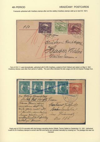 ČESKOSLOVENSKO 1918-1939: DVOJITÉ DOPISNICE V POŠTOVNÍM POUŽITÍ – list 74