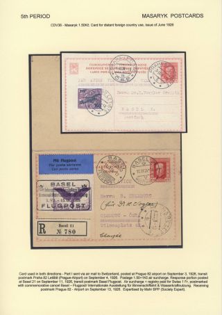 ČESKOSLOVENSKO 1918-1939: DVOJITÉ DOPISNICE V POŠTOVNÍM POUŽITÍ – list 113