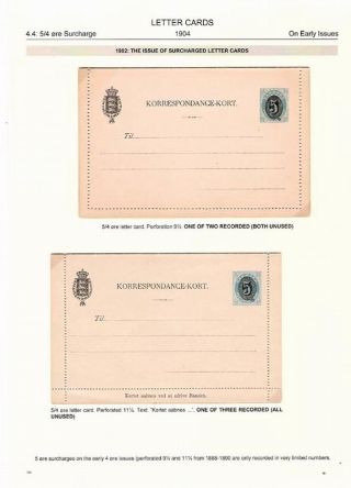 "BICOLOURED" POSTAL STATIONERY OF DENMARK 1871-1905 – sheet 105