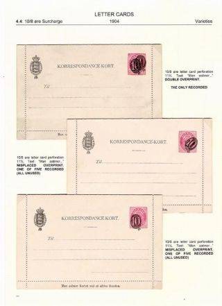 "BICOLOURED" POSTAL STATIONERY OF DENMARK 1871-1905 – sheet 111