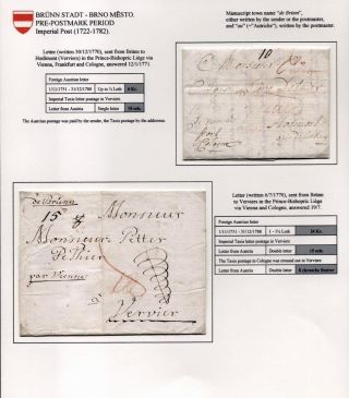 POŠTOVNÍ HISTORIE BRNA 1638-1875 – list 5
