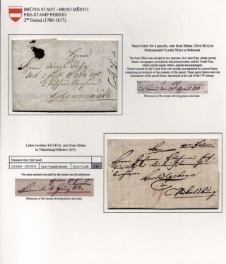 POŠTOVNÍ HISTORIE BRNA 1638-1875 – list 14
