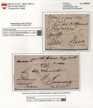 POŠTOVNÍ HISTORIE BRNA 1638-1875 – list 16