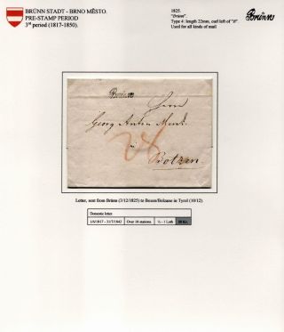 POŠTOVNÍ HISTORIE BRNA 1638-1875 – list 18