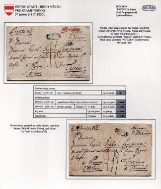 POŠTOVNÍ HISTORIE BRNA 1638-1875 – list 19
