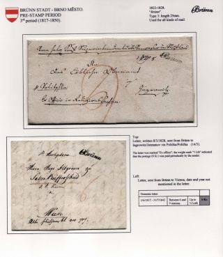 POŠTOVNÍ HISTORIE BRNA 1638-1875 – list 20
