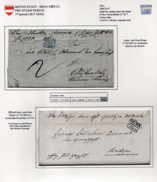 POŠTOVNÍ HISTORIE BRNA 1638-1875 – list 33
