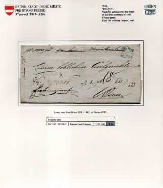 POŠTOVNÍ HISTORIE BRNA 1638-1875 – list 36