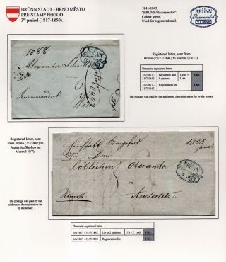 POŠTOVNÍ HISTORIE BRNA 1638-1875 – list 37