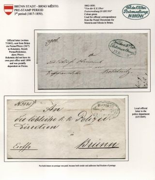 POŠTOVNÍ HISTORIE BRNA 1638-1875 – list 39
