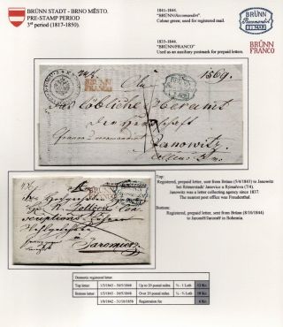 POŠTOVNÍ HISTORIE BRNA 1638-1875 – list 40
