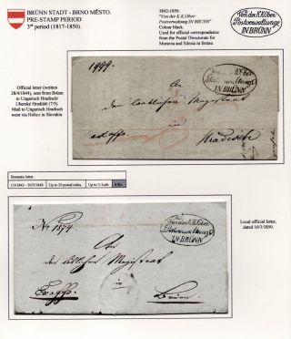 POŠTOVNÍ HISTORIE BRNA 1638-1875 – list 43